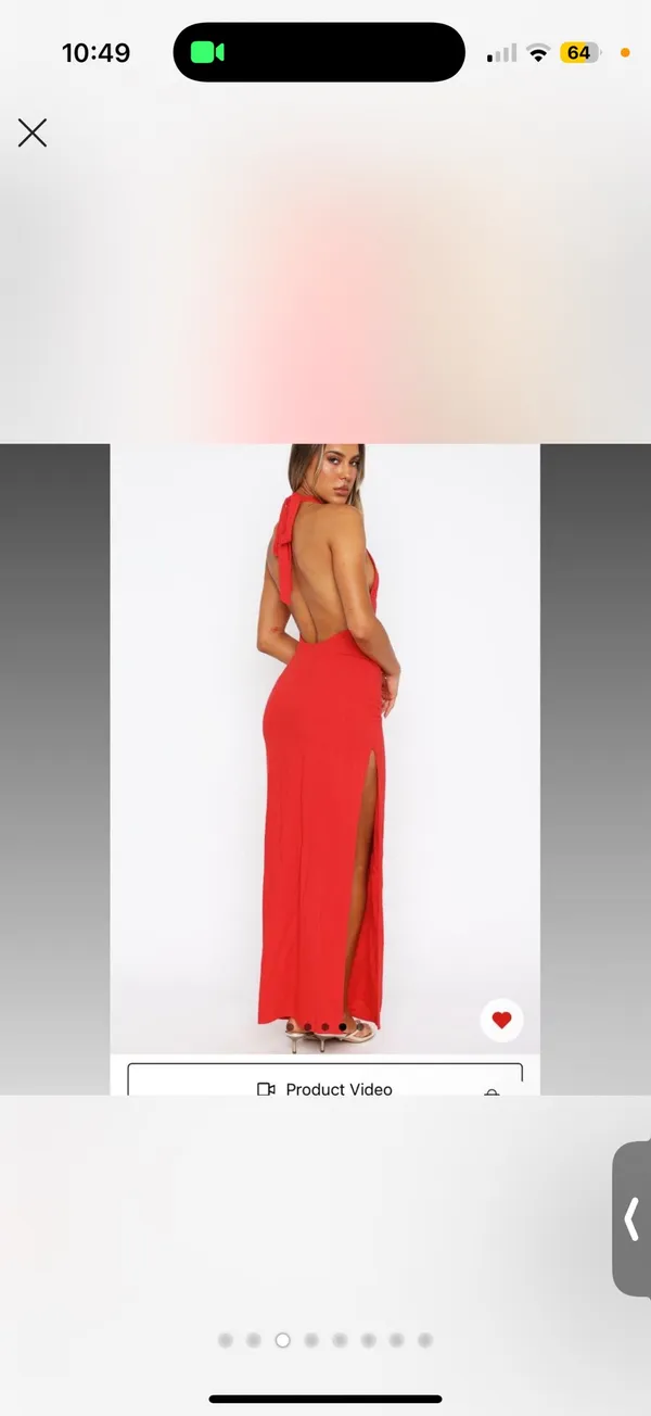 White Fox Boutique Maxi Red Dress - Image 4