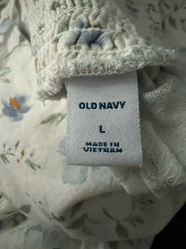 Old Navy Linen Floral Jumpsuit  - Image 4