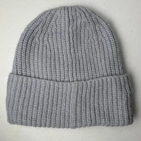 Madewell Alpaca-Blend Cuffed Beanie Serene Blue Winter Cozy - Image 2