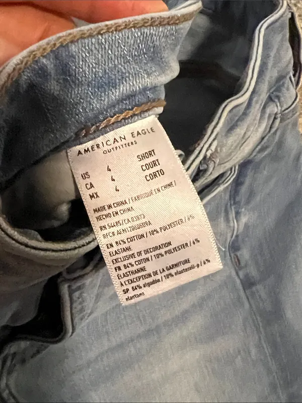 American Eagle Outfitters Skinny Jeans in Light Wash Blue - Image 3