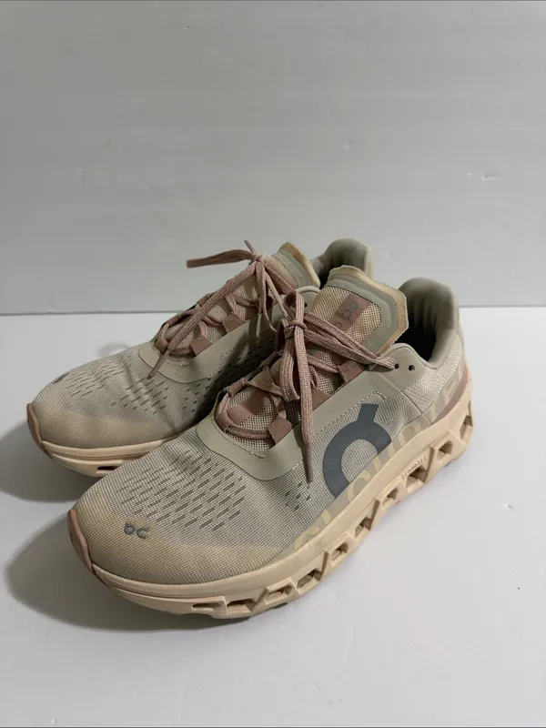 CloudMonster Women's Running Shoes in Sand and Blush - Image 2