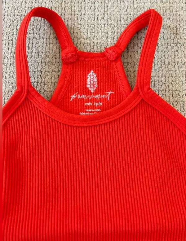 Free People Happiness Runs Long Crop Tank XS/S - Image 2