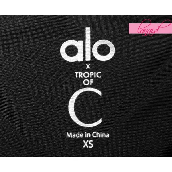 NEW Alo Tropic of C Cosmo One Piece Black Tie Straps Bodysuit Bikini Swimsuit XS - Image 9