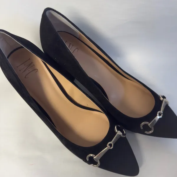 International Concepts Faux Suede Blocks Heels NWT - Image 3