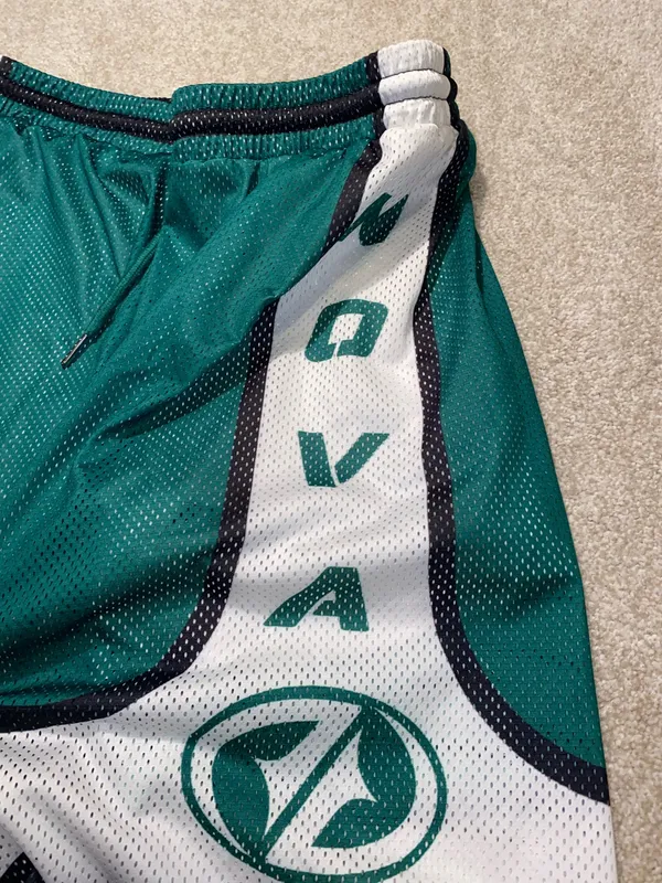 SheIn Dark Green Lined Basketball Shorts - Image 5