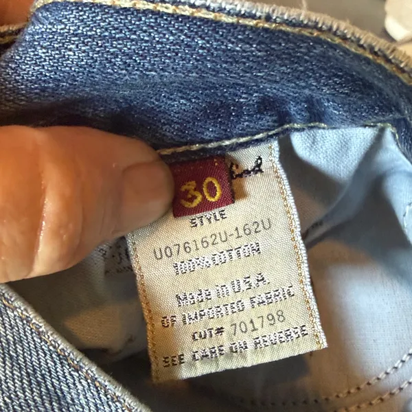 vintage seven for all mankind distress jeans 30 x 30 Jeans - Image 3