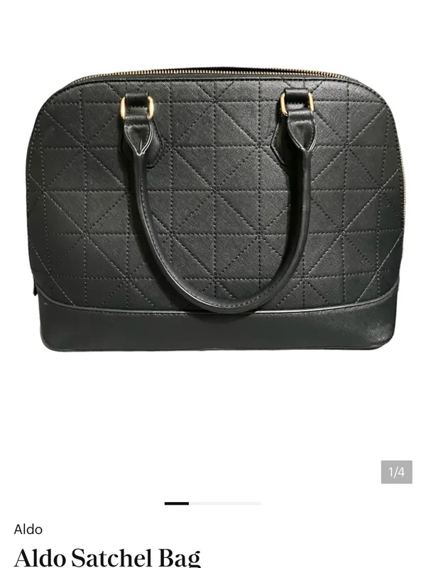 Aldo Satchel Bag black; - Image 4