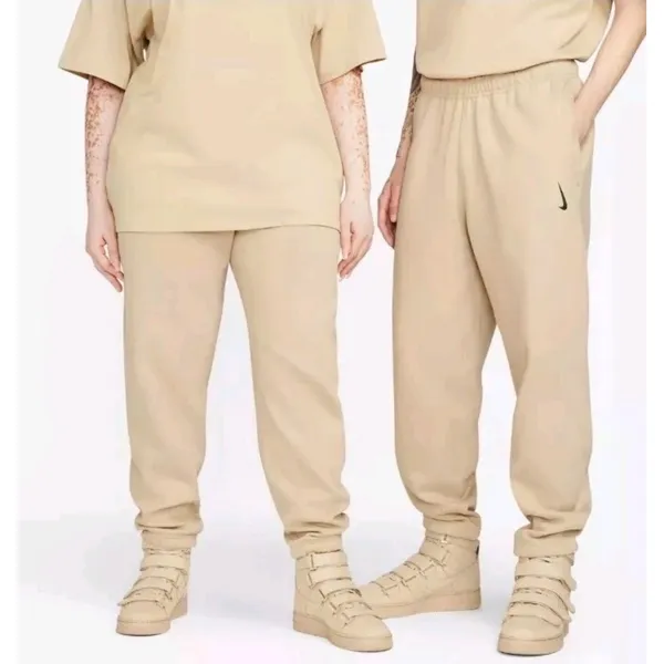Nike x Billie Eilish NRG Fleece Sweatpants Mushroom‎ Beige Oversized L - Image 6