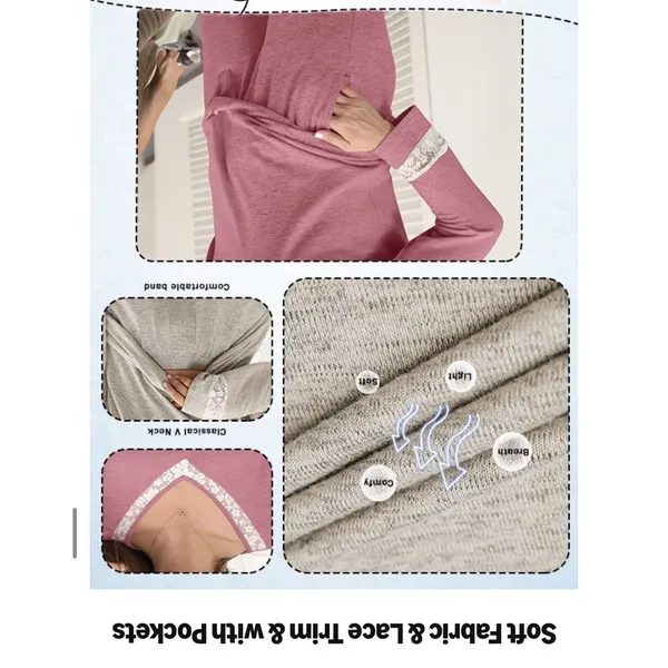 Blooming Jelly Lace Pajamas / Lounge Sets Women’s L NWT - Image 6