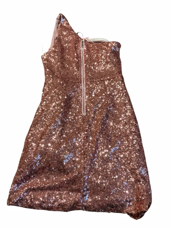 HELLO MOLLY pink sequin one shoulder dress nwt - Image 4
