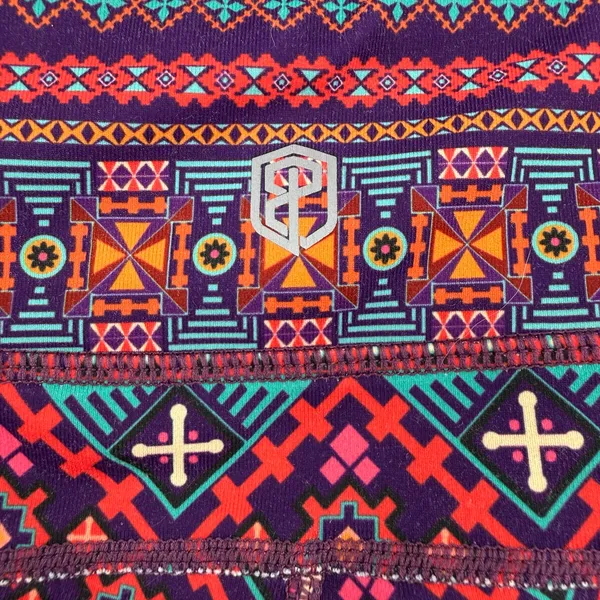 Born Primitive Size Small‎ Double Take Booty Shorts Aztec Print Athletic Active - Image 4