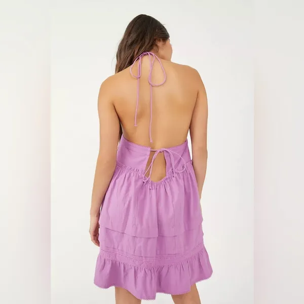 Free People Desert Days Mini Dress Orchid Size Small - Image 2