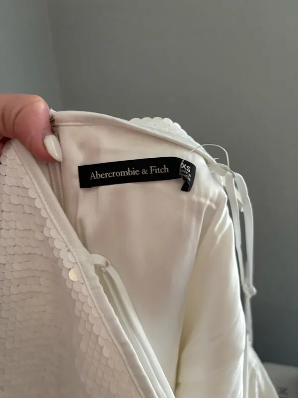 Abercrombie sequin dress white - Image 5