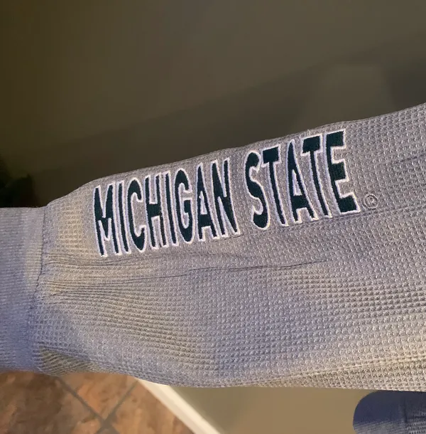 Michigan State Zip Hoodie - Image 2