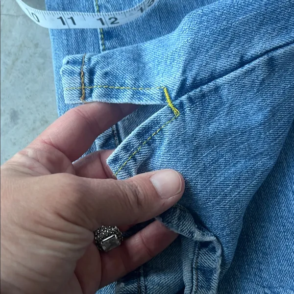 Vtg Y2K Cruel Girl Women's‎ Jeans Size 6 LONG Blue Denim Bootcut + - Image 8