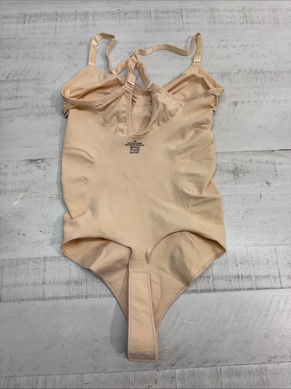 SHAPERX Tummy Control Shapewear Thong Bodysuit Seamless size small-medium - Image 8