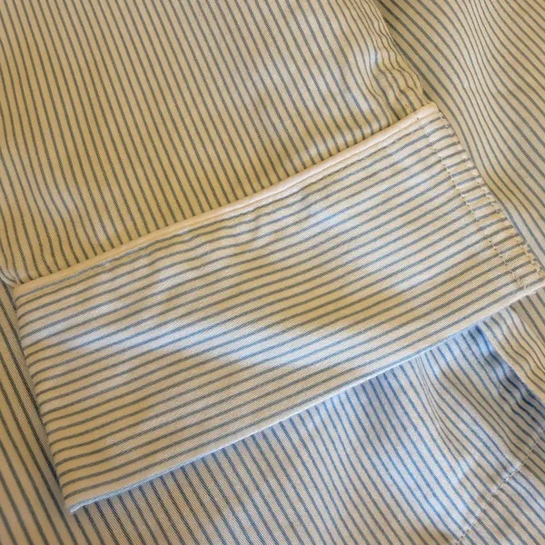 Lauren Ralph Lauren Blue White Stripes Embroidered logo pajama SZ M #2671 - Image 14