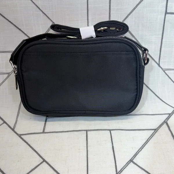 Brighton Crossbody Bag Small Black Heart Webbed Strap Camera‎ Bag - Image 8