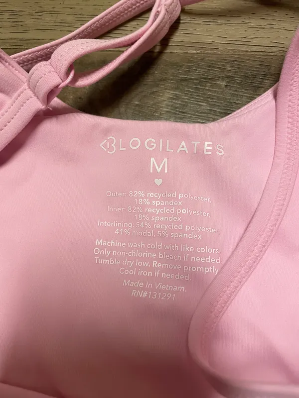 NWT! Popflex Target X Blogilates Tie Front Twirl Active Dress Pink Size Medium - Image 7