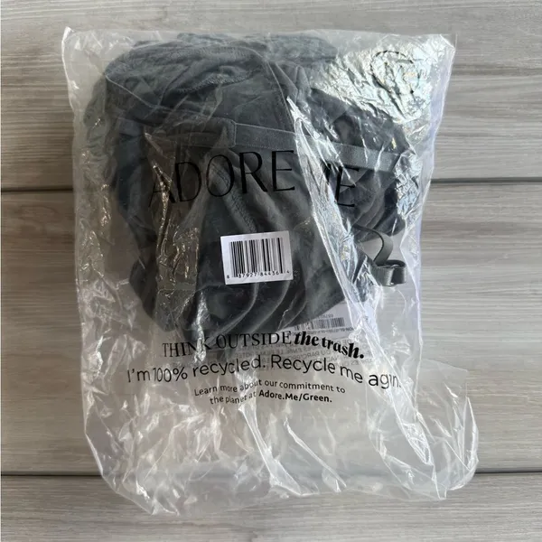 Adore Me The Suzie Slip Grey Medium NWT IN PACKAGE - Image 6