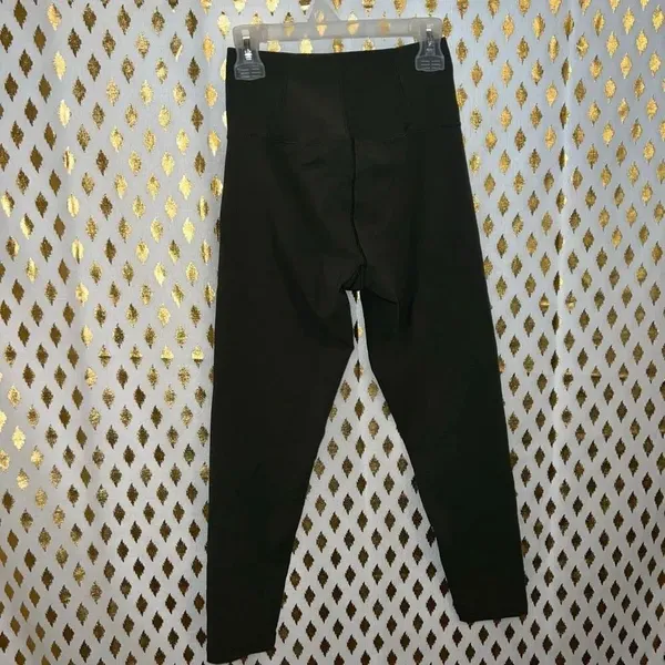 Aerie offline leggings olive green texture ribbed 7/8 high rise real good size S - Image 2