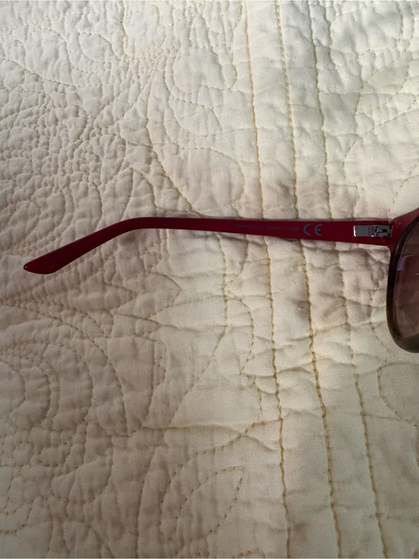 Maui Jim Sunshine Two-Tone Cat Eye Sunglasses in Burgundy Red and Brown - Image 9
