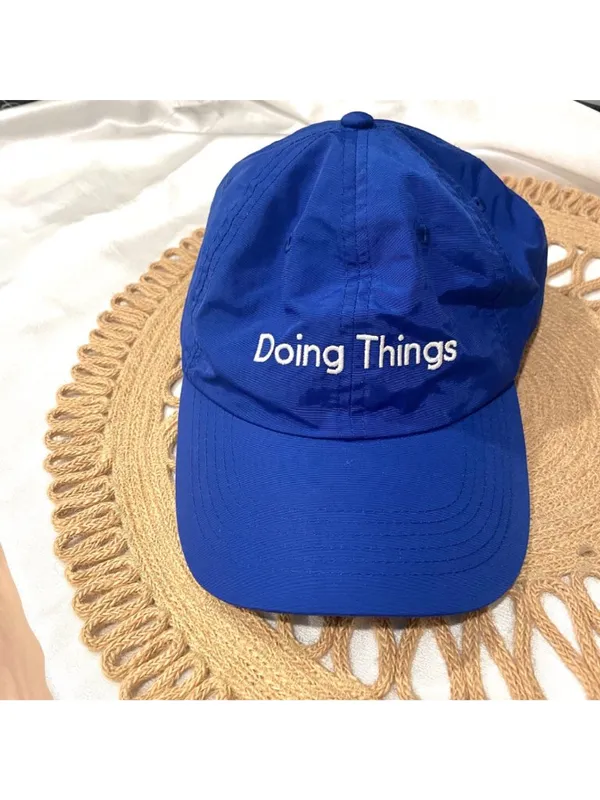Outdoor Voices Doing Things Hat OV Blue Sporty Minimalist Athleisure - Image 2