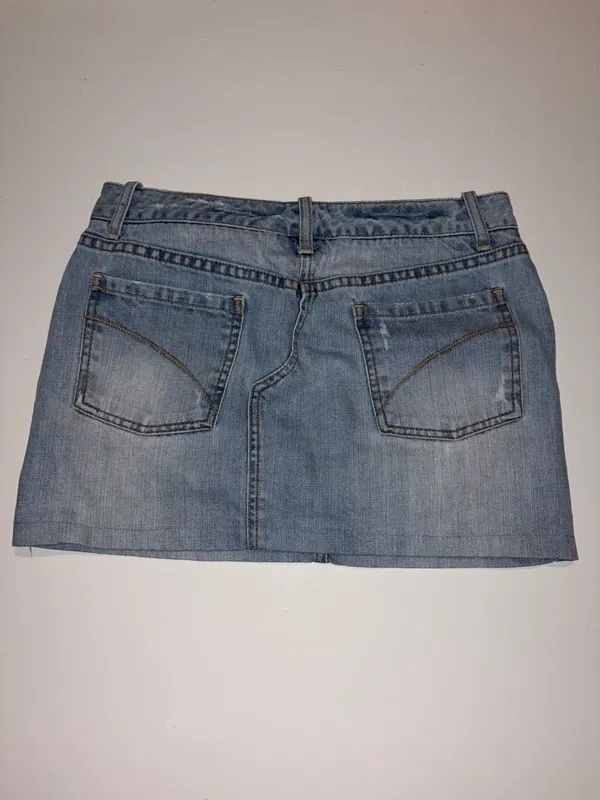 Denim Skirt Blue Size 4 - Image 2