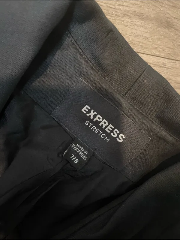 Express Black Single-Button Blazer - Image 2