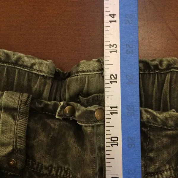 Free people can’t compare slouchy cargo army green xs - Image 2