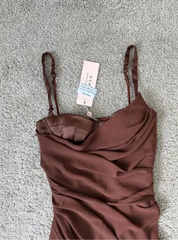 NWT Oh Polly Brown Dress - Image 3