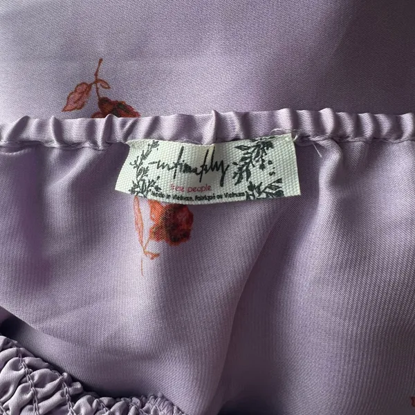 Free People Intimately On My Own Satin Maxi Dress - Image 5