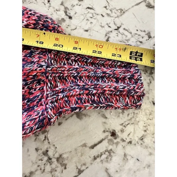 525 America Women's Multicolor Balloon Sleeve Crew Neck Pullover Sweater Large - Image 7