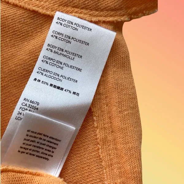 We The Free, Cold Shoulder Top, Women’s, XS, Oversized, Orange - Image 10