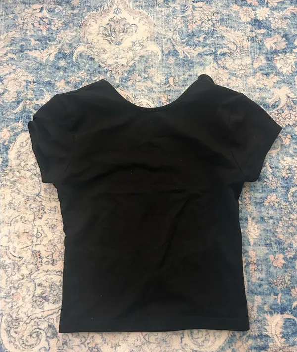 Black Edikted Backless Top  - Image 2