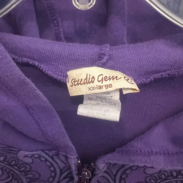LSU women’s zip front jacket with hood‎ size XXL - Image 6