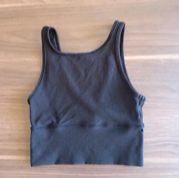 lululemon athletica Black Ribbed Crop Tank - Image 6
