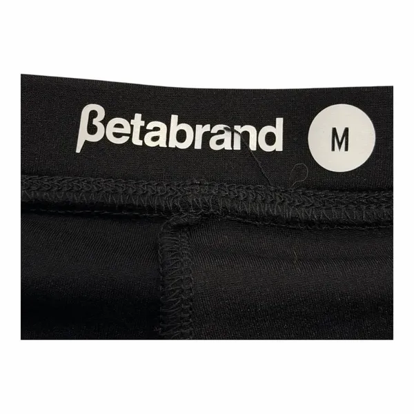 Betabrand Charcoal Dark Gray Yoga Dress Pants Faux Fly Pull On Leggings Womens M - Image 3