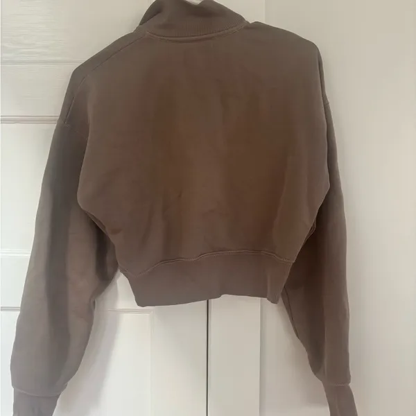 Aritzia Wilfred free airy fleece pullover half zip XXS - Image 4