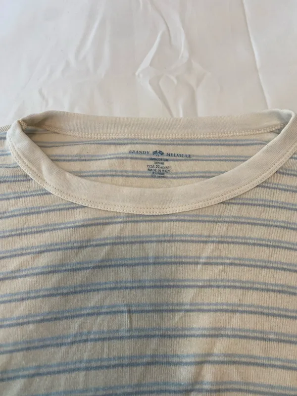 Brandy Melville Striped Long Sleeve Shirt - Image 4