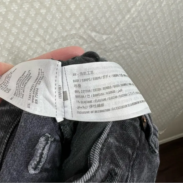 Abercrombie & Fitch Black The 90s Straight Ultra High‎ Rise Jeans - Image 3