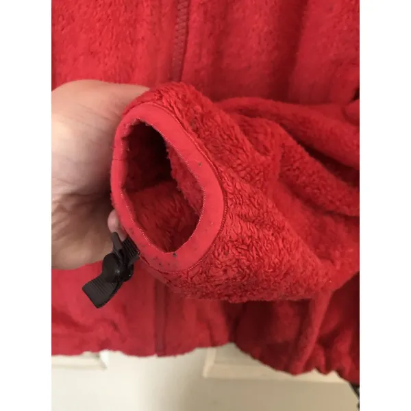 The North Face Women’s Fleece Full Zip Jacket Red Size Medium - Image 7