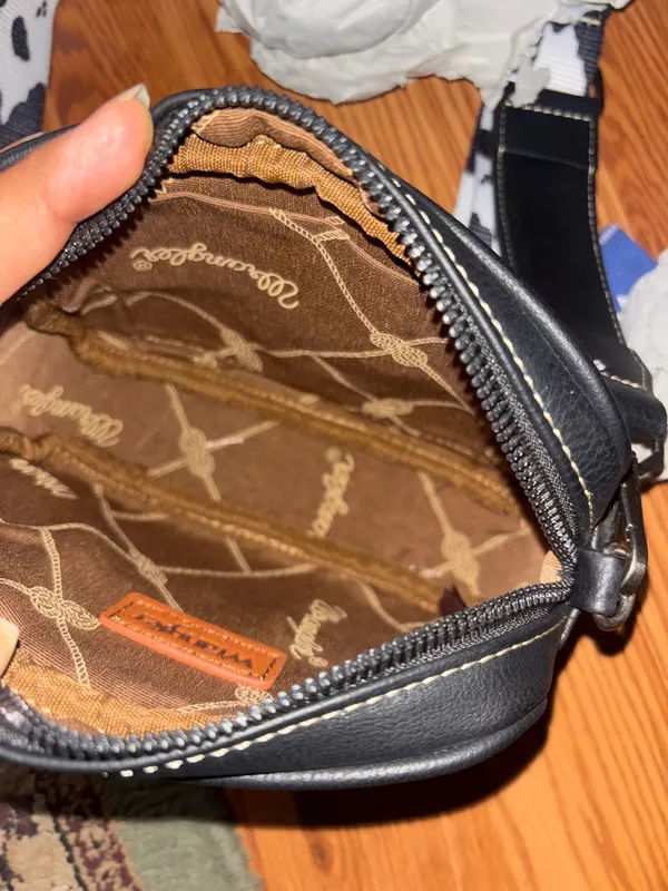 Wrangler Cow Print Crossbody Bag - Image 2