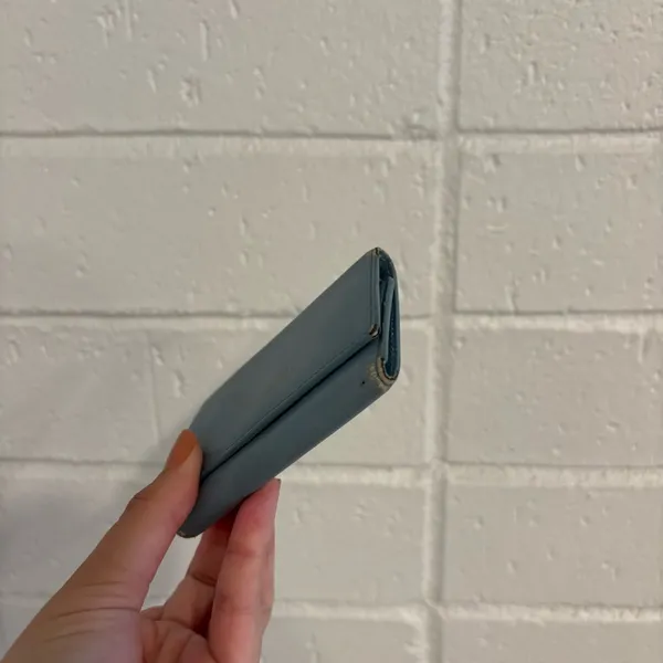 Saint Laurent vintage keyholder wallet in blue - Image 6