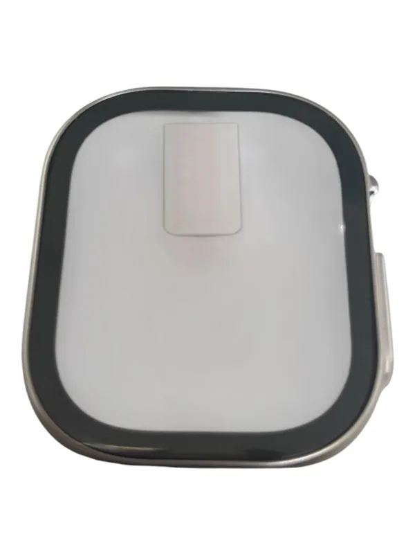 Protective Watch Case with Screen Protector Compatible with 49mm Apple Ultra Silver - Image 7