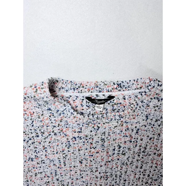 Supplies by Unionbay Womens Marled Knit Cropped Sweater Multicolor Size L - Image 3