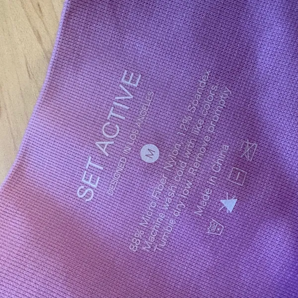 SET ACTIVE Pink Leggings‎ Size Medium - Image 2