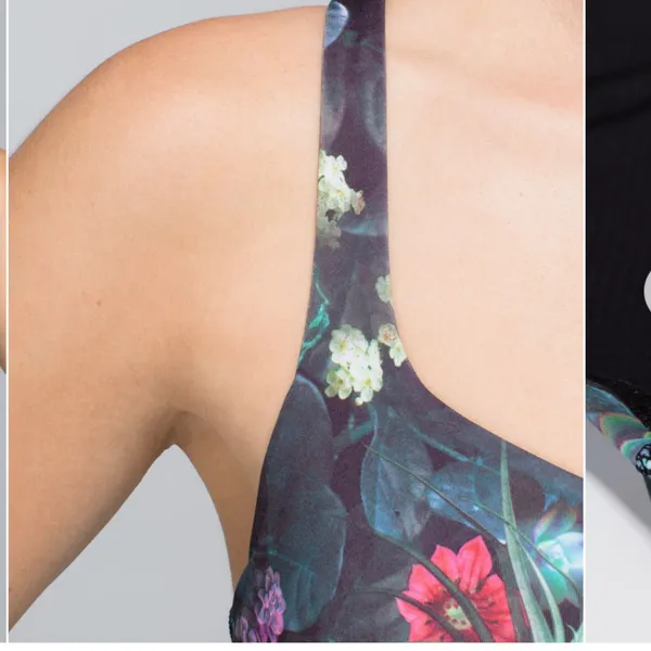 Lululemon Free To Be Bra Curious Jungle Multi Black Size 4 Activewear - Image 3