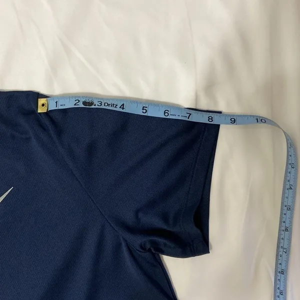 Nike,Dri-fit,Dark Blue,Women,Shot Sleeve Tee Shirt. Size- Large - Image 8