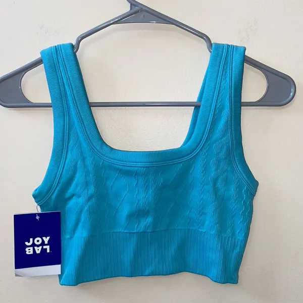 Joy Lab Sky Blue Seamless Bra size small - Image 3